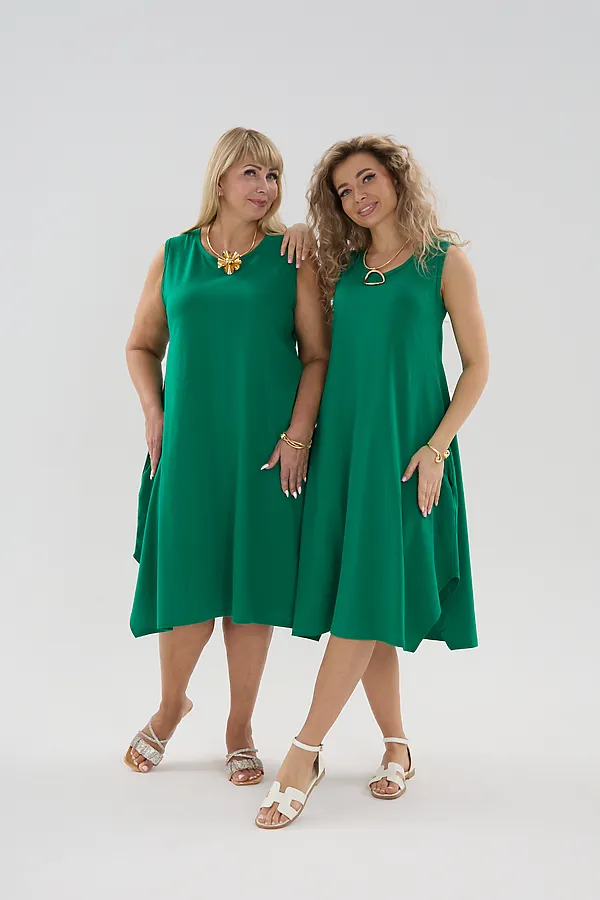 Сарафан С1 НАТАЛИ, зеленый - фото 2