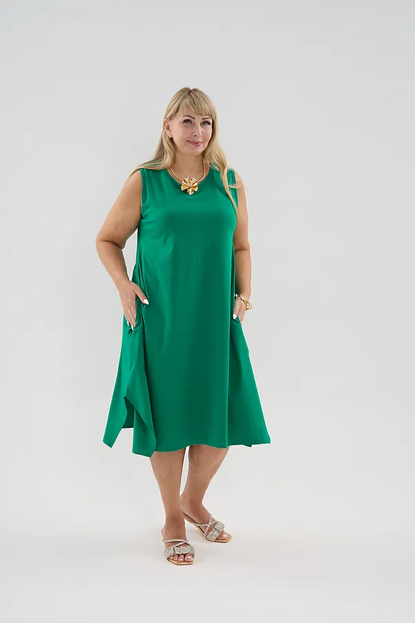 Сарафан С1 НАТАЛИ, зеленый - фото 2