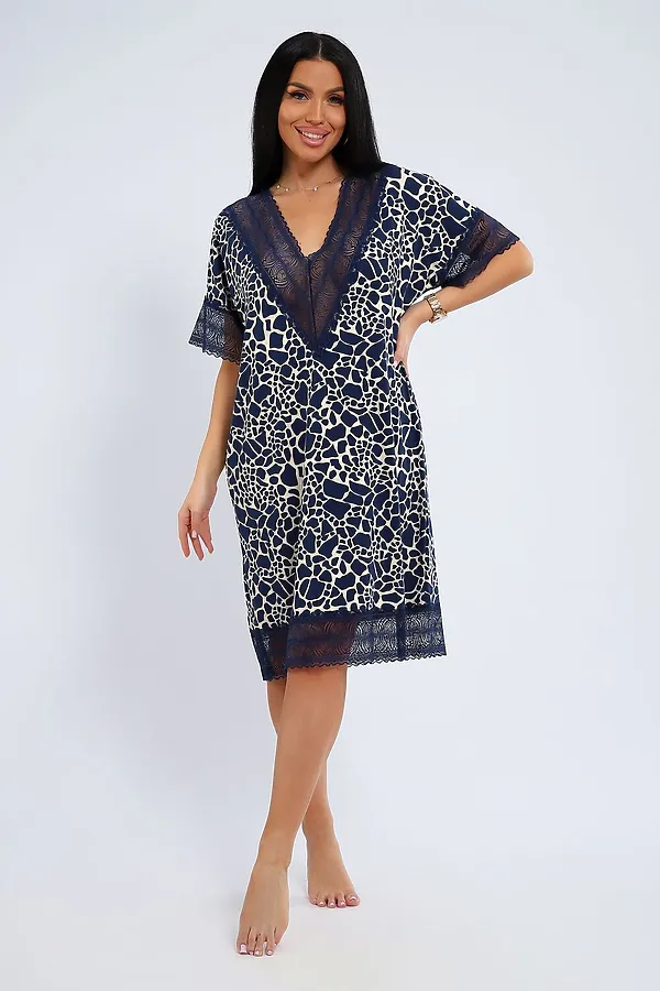 Сорочка СЖ-002 НАТАЛИ, синий - фото 2