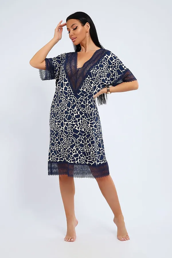 Сорочка СЖ-002 НАТАЛИ, синий - фото 2