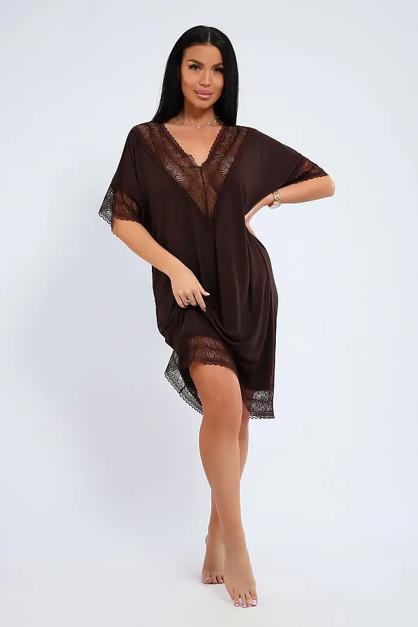 Сорочка СЖ-002 НАТАЛИ, шоколад - фото 2