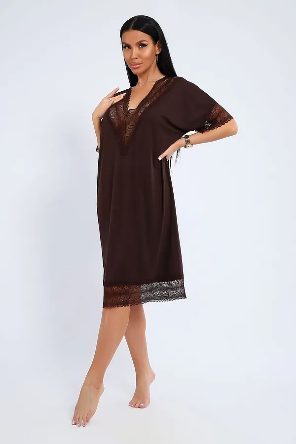 Сорочка СЖ-002 НАТАЛИ, шоколад - фото 2