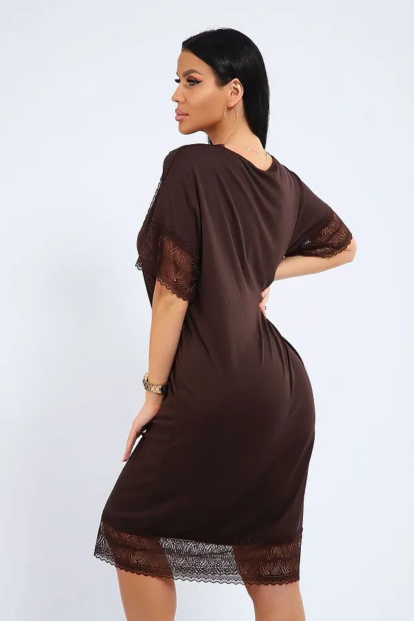 Сорочка СЖ-002 НАТАЛИ, шоколад - фото 2