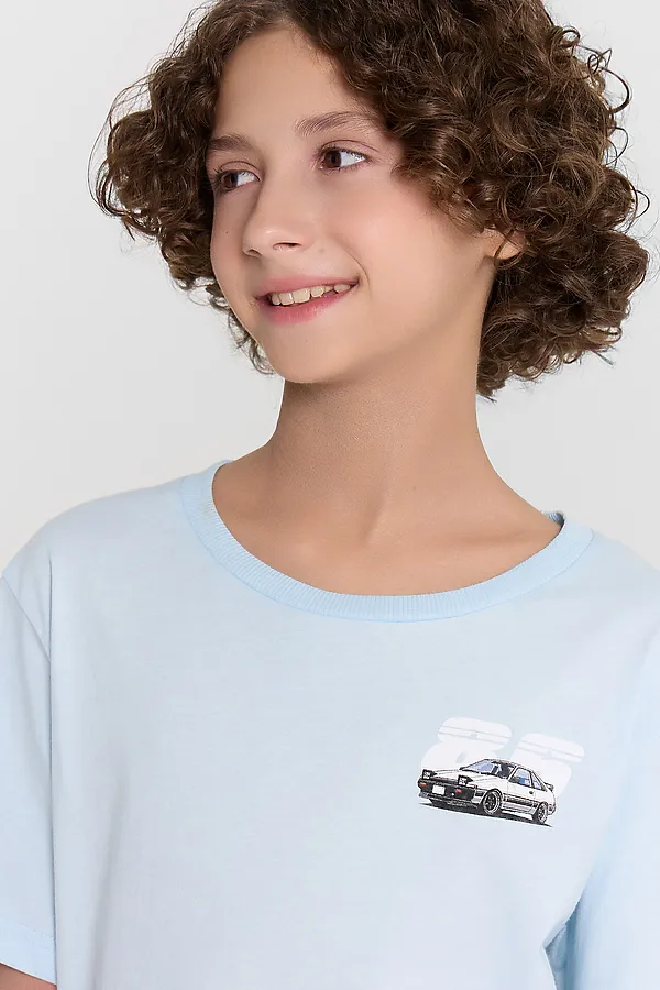 Футболка MARK FORMELLE, кристалл +печать - фото 2