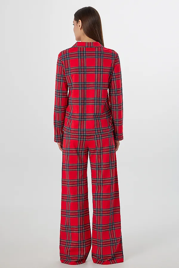 Пижама MARK FORMELLE, клетка на красном - фото 2