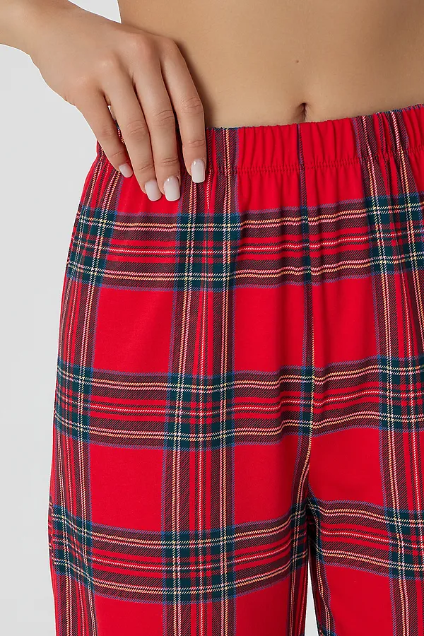 Пижама MARK FORMELLE, клетка на красном - фото 2