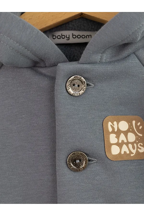 Комплект (Толстовка+Брюки) BABY BOOM, серый - фото 2
