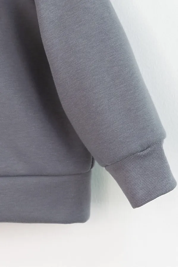 Комплект (Толстовка+Брюки) BABY BOOM, серый - фото 2