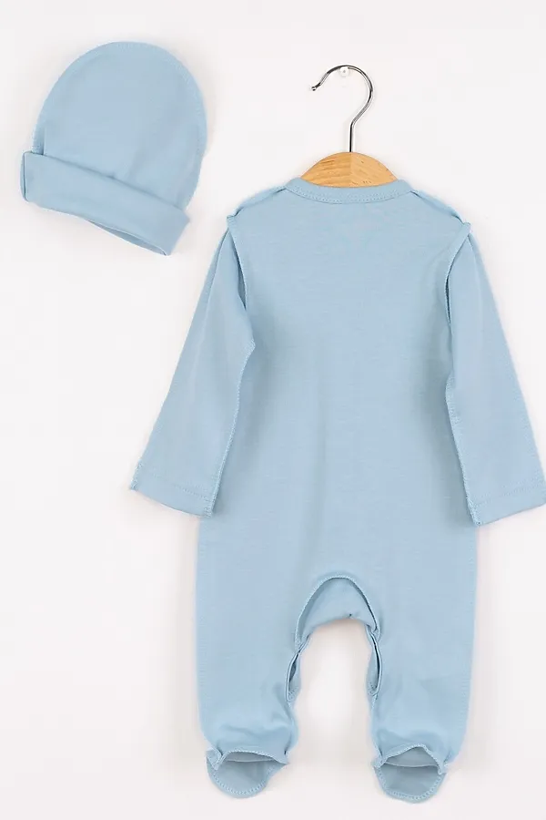 Комплект (Комбинезон+Шапочка) BABY BOOM, незабудка - фото 2
