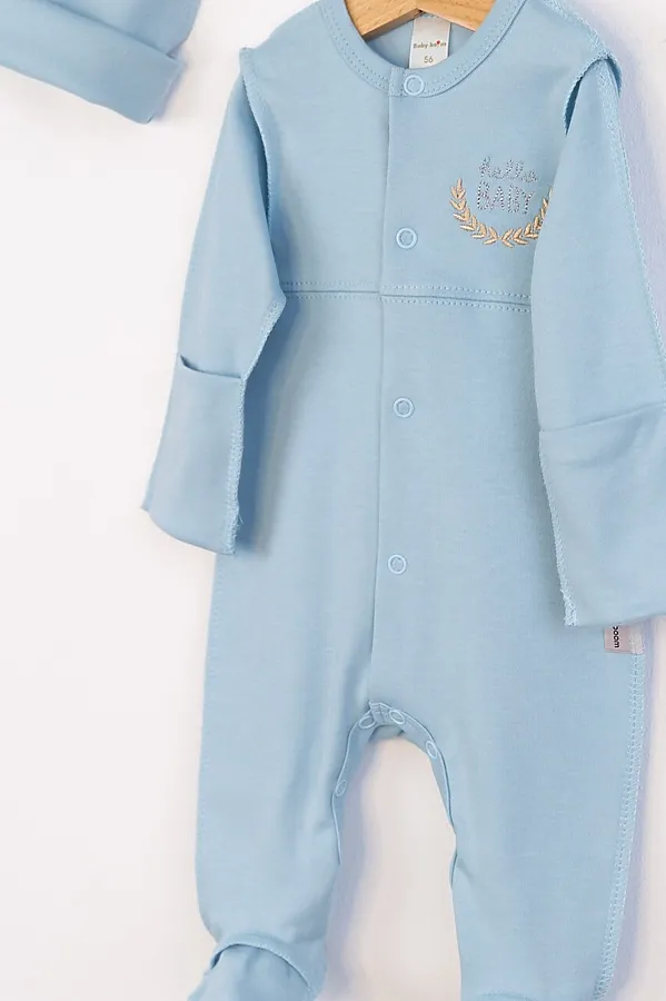 Комплект (Комбинезон+Шапочка) BABY BOOM, незабудка - фото 2