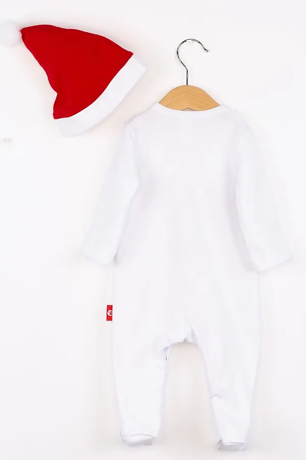 Комплект (Комбинезон+Шапочка) BABY BOOM, печать/белый - фото 2