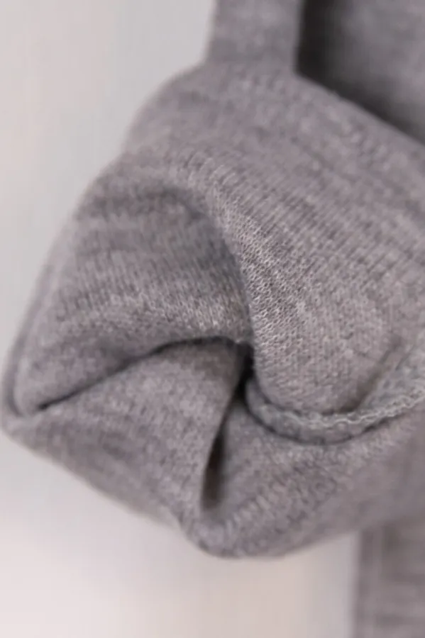 Комплект (Комбинезон+Шапочка) BABY BOOM, печать/серый меланж - фото 2