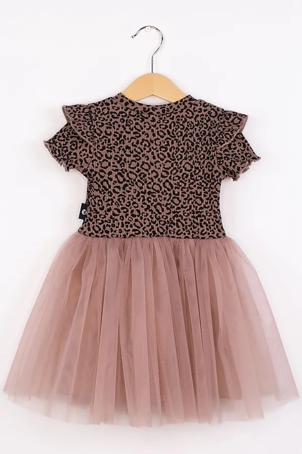 Платье BABY BOOM, леопард/дымчатый розовый - фото 2