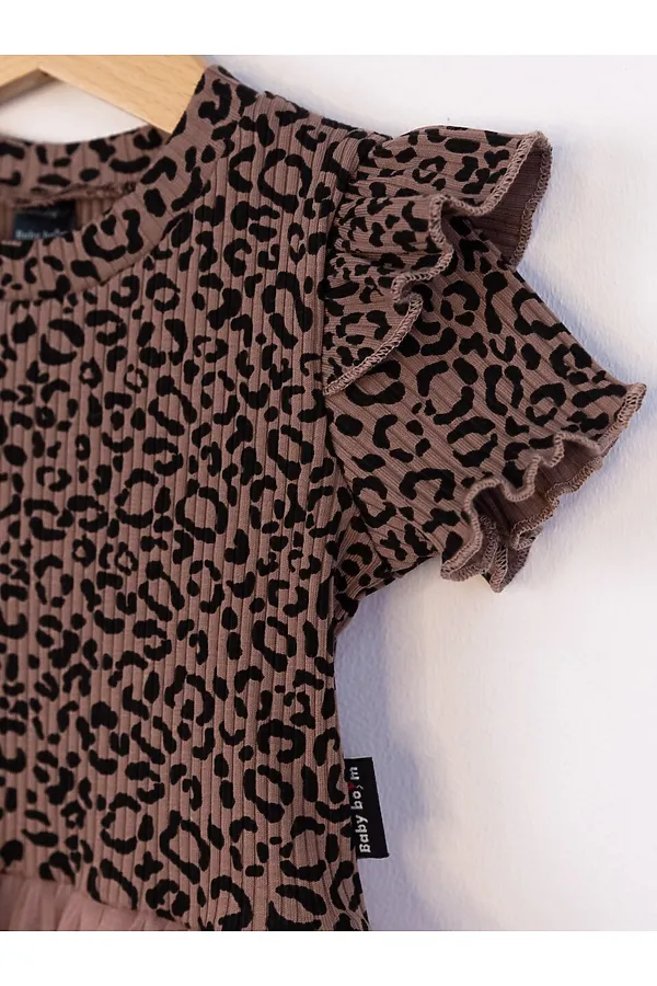 Платье BABY BOOM, леопард/дымчатый розовый - фото 2