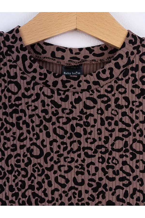 Платье BABY BOOM, леопард/дымчатый розовый - фото 2