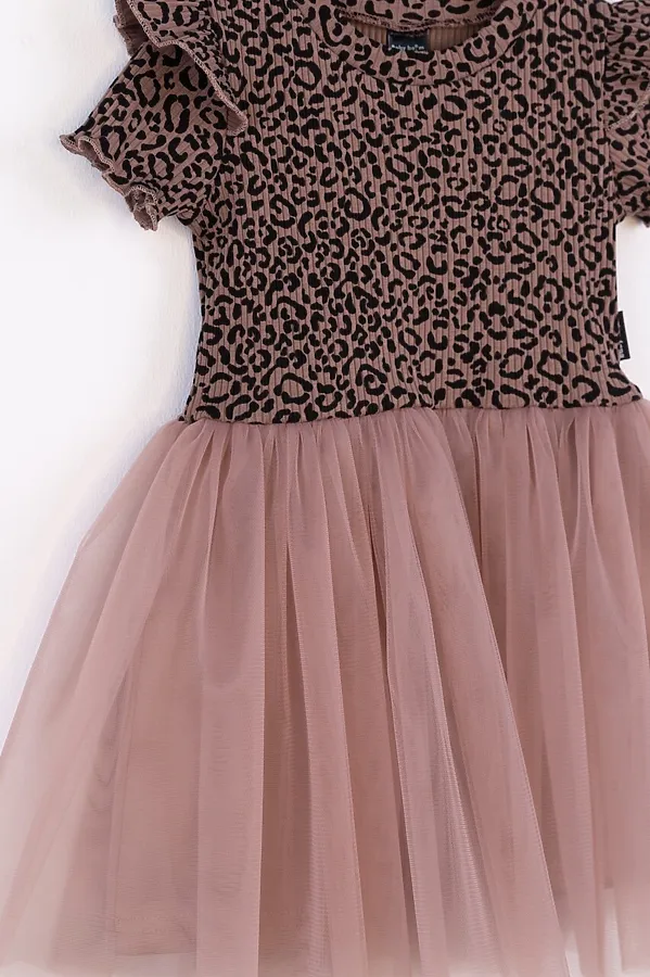 Платье BABY BOOM, леопард/дымчатый розовый - фото 2