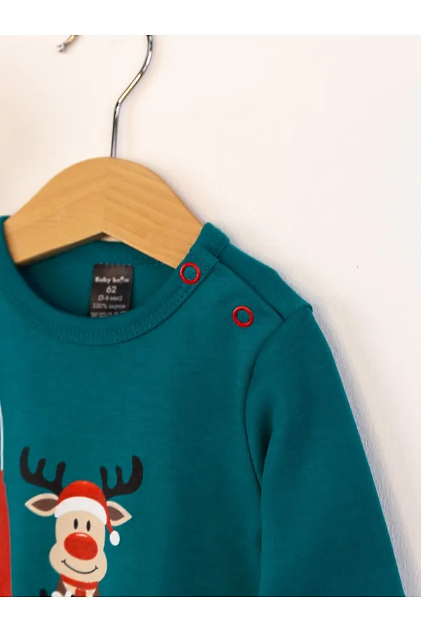 Комплект (Комбинезон+Шапочка) BABY BOOM, петроль - фото 2