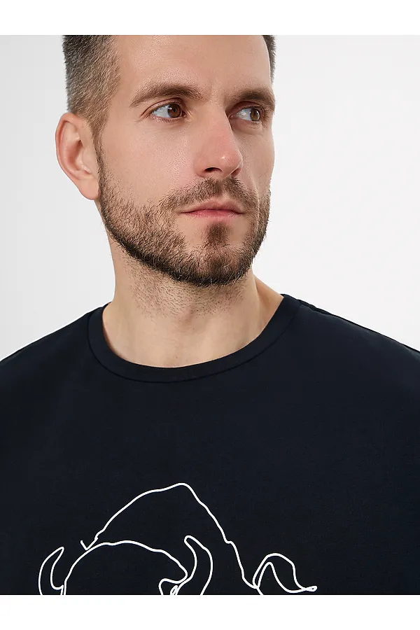 Футболка MARK FORMELLE, черный +печать2 - фото 2