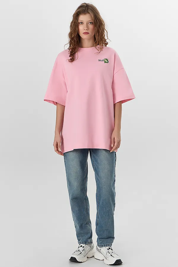 Футболка MARK FORMELLE, нежно -розовый +печать - фото 2