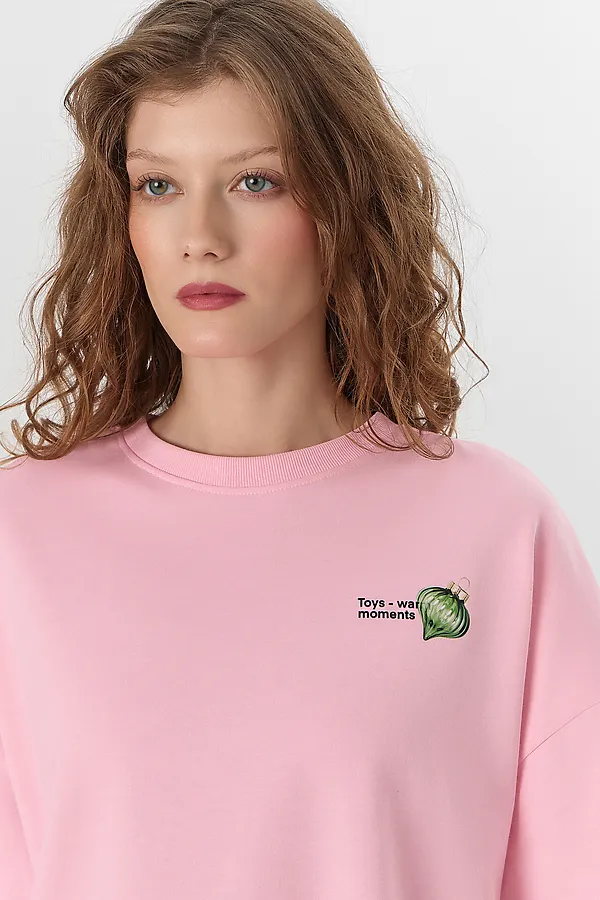 Футболка MARK FORMELLE, нежно -розовый +печать - фото 2