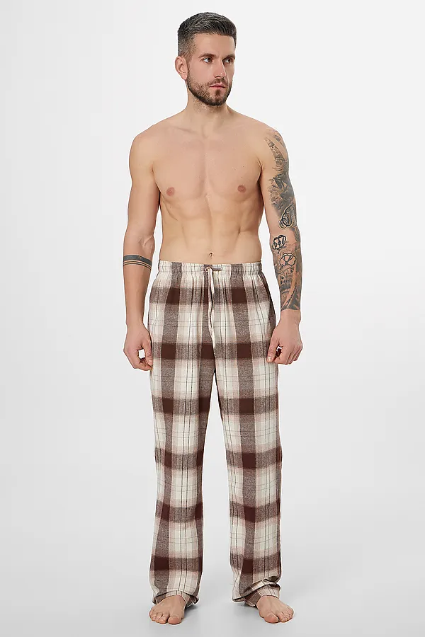 Брюки MARK FORMELLE, черная клетка на св.молочном - фото 2