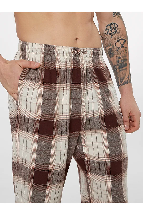 Брюки MARK FORMELLE, черная клетка на св.молочном - фото 2