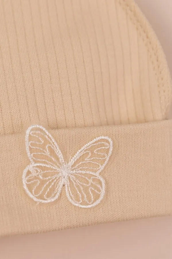 Комплект (Распашонка+Ползунки+Шапочка) BABY BOOM, шампань - фото 2