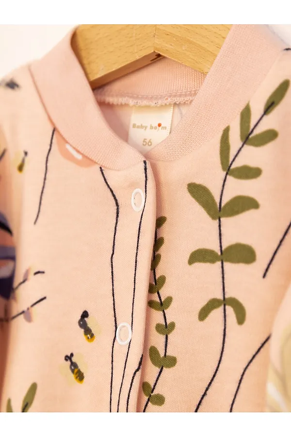 Комплект (Комбинезон+Шапочка) BABY BOOM, птички на розовом - фото 2