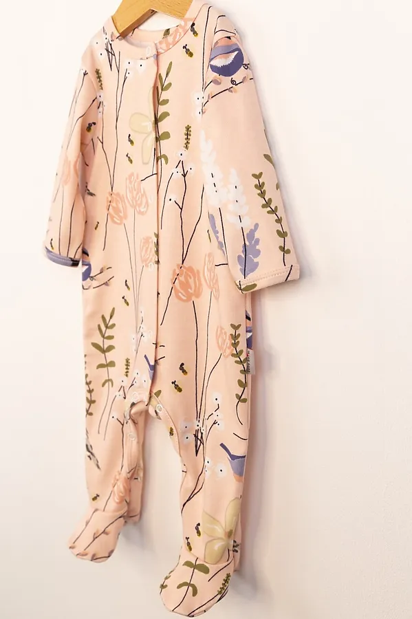 Комбинезон BABY BOOM, птички на розовом - фото 2