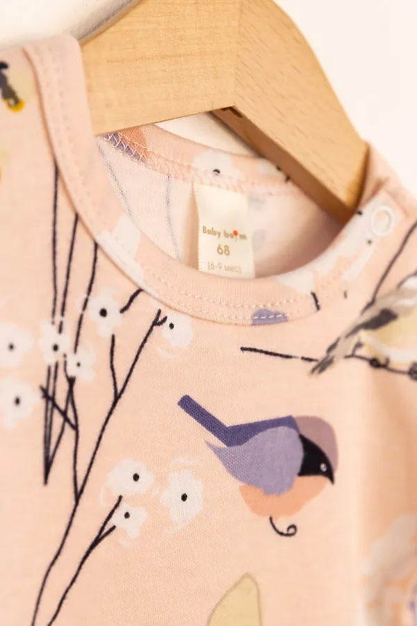 Боди BABY BOOM, птички на розовом - фото 2