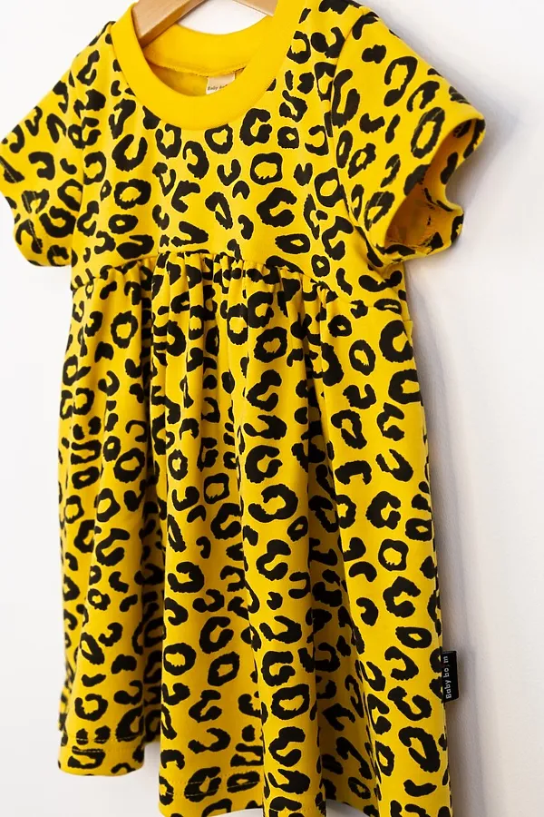 Платье BABY BOOM, леопард на мимозе - фото 2
