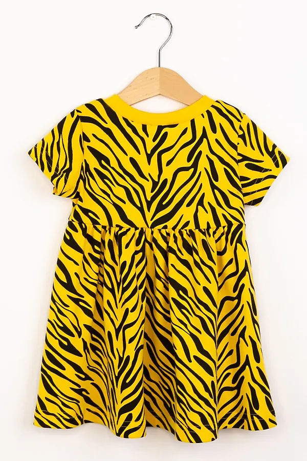 Платье BABY BOOM, тигр на мимозе - фото 2