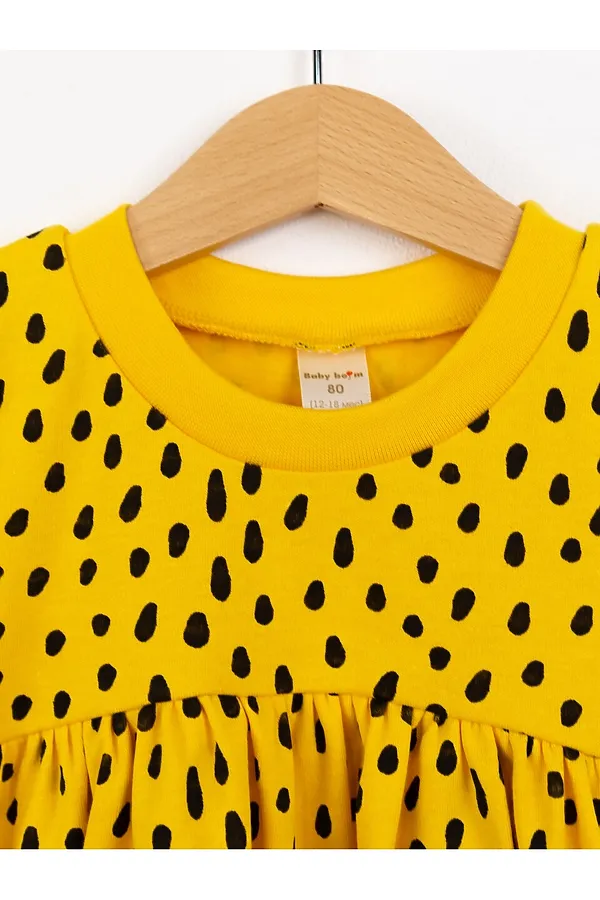 Платье BABY BOOM, гепард на мимозе - фото 2