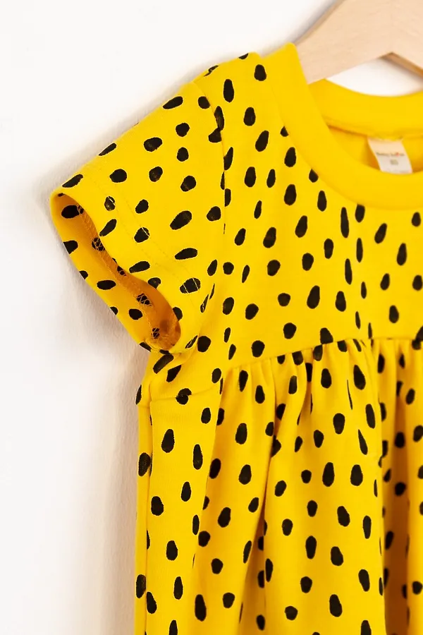 Платье BABY BOOM, гепард на мимозе - фото 2