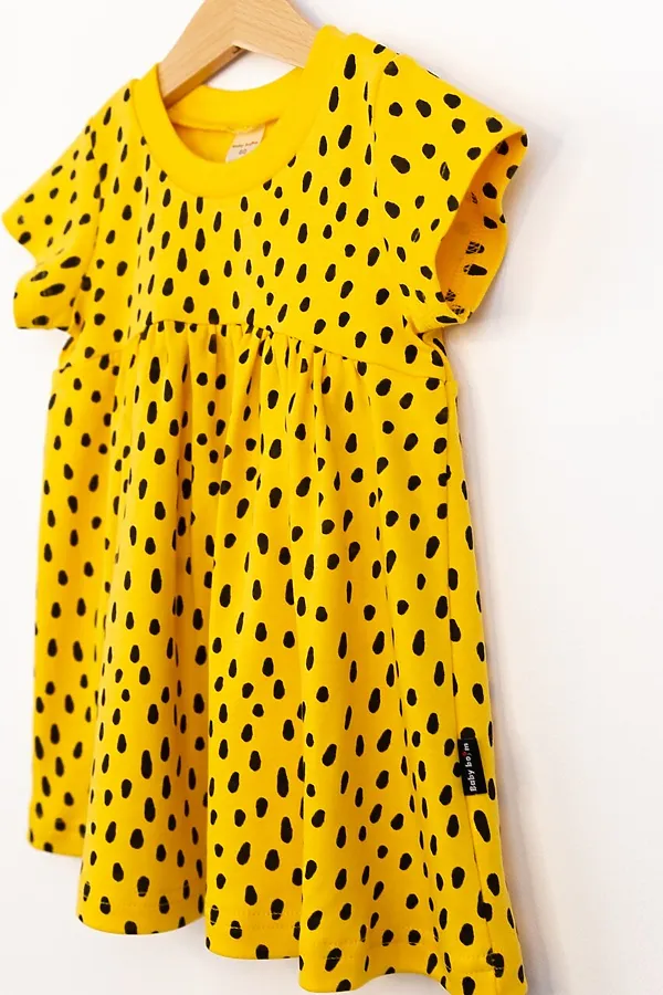 Платье BABY BOOM, гепард на мимозе - фото 2