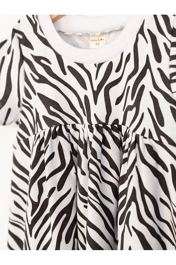 Платье BABY BOOM, тигр на белом - фото 2