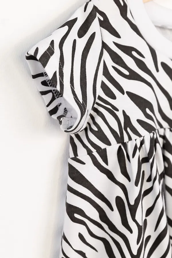 Платье BABY BOOM, тигр на белом - фото 2