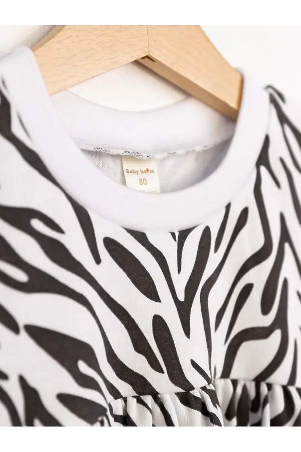 Платье BABY BOOM, тигр на белом - фото 2