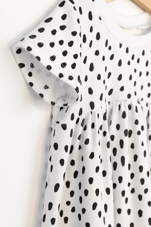 Платье BABY BOOM, гепард на белом - фото 2