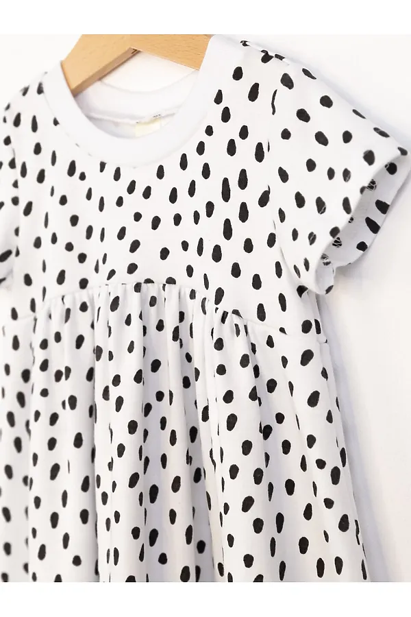 Платье BABY BOOM, гепард на белом - фото 2