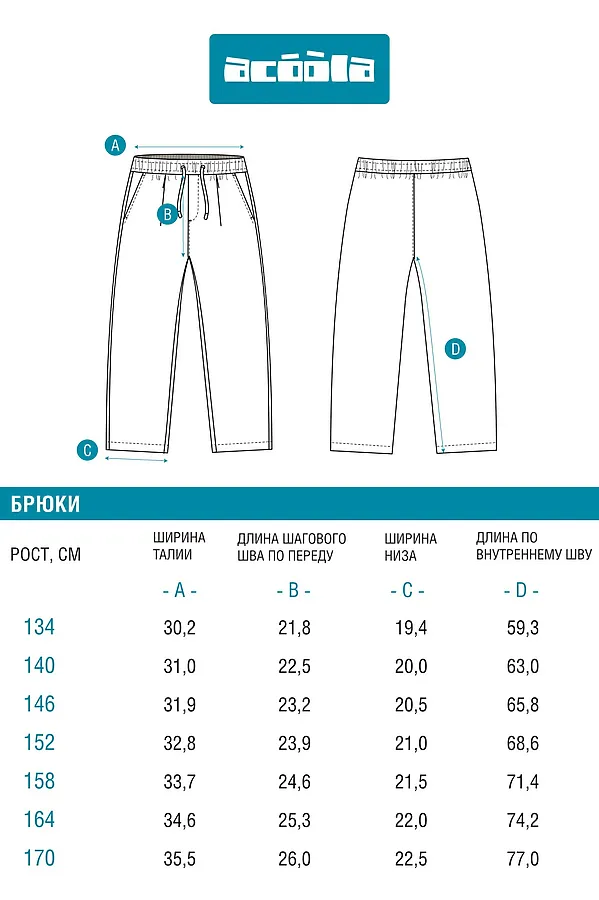 Брюки ACOOLA, черный - фото 2