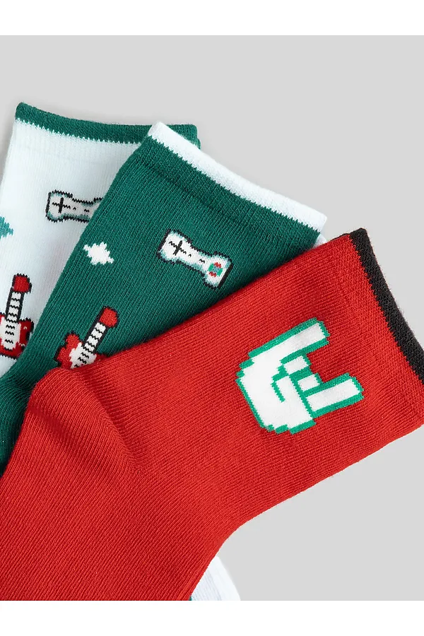 Носки, 3 п. ACOOLA, цвет в ассортименте - фото 2