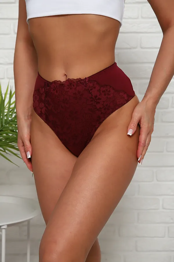 Трусы 64918 НАТАЛИ, бордо - фото 2