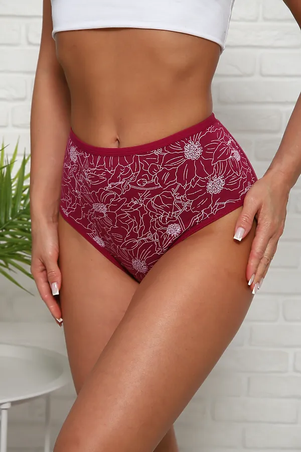 Трусы 64912 НАТАЛИ, бордо - фото 2
