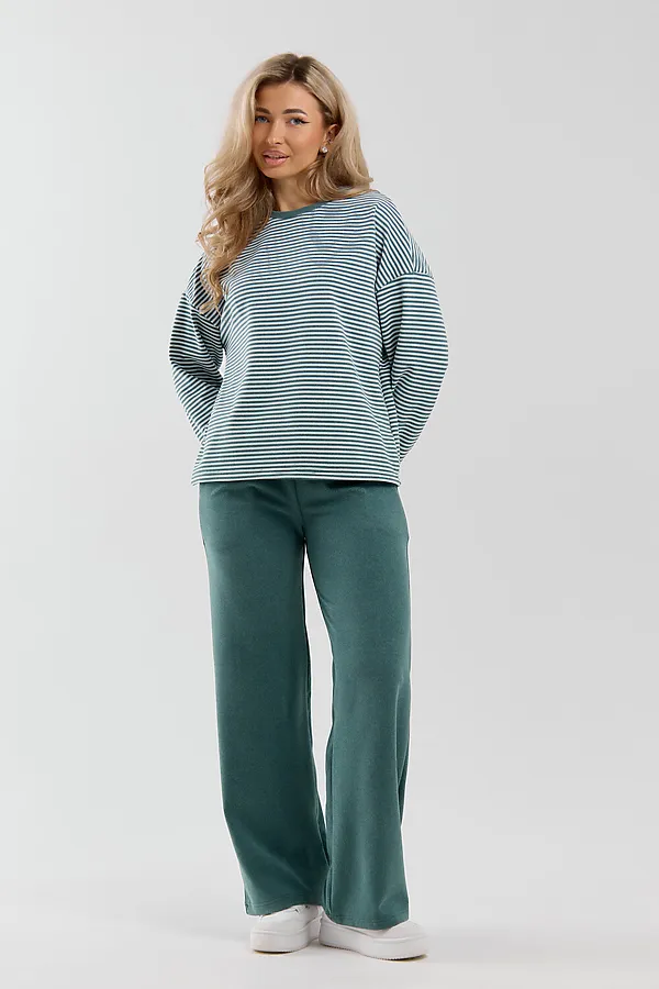 Костюм с брюками 53014 НАТАЛИ, изумруд - фото 2