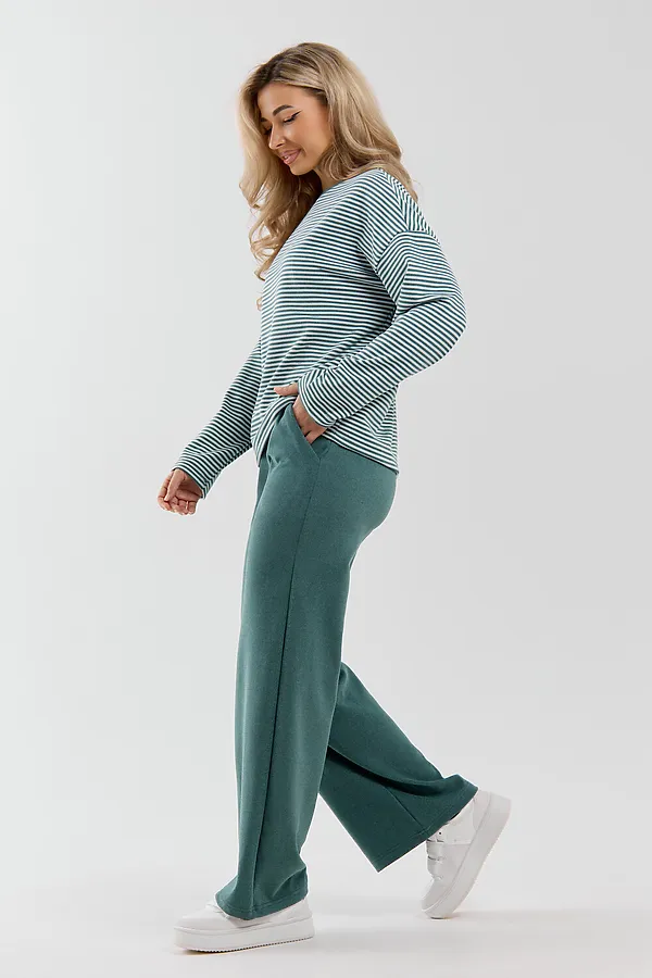 Костюм с брюками 53014 НАТАЛИ, изумруд - фото 2