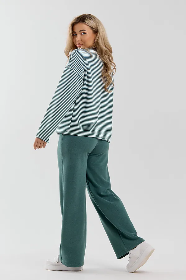 Костюм с брюками 53014 НАТАЛИ, изумруд - фото 2