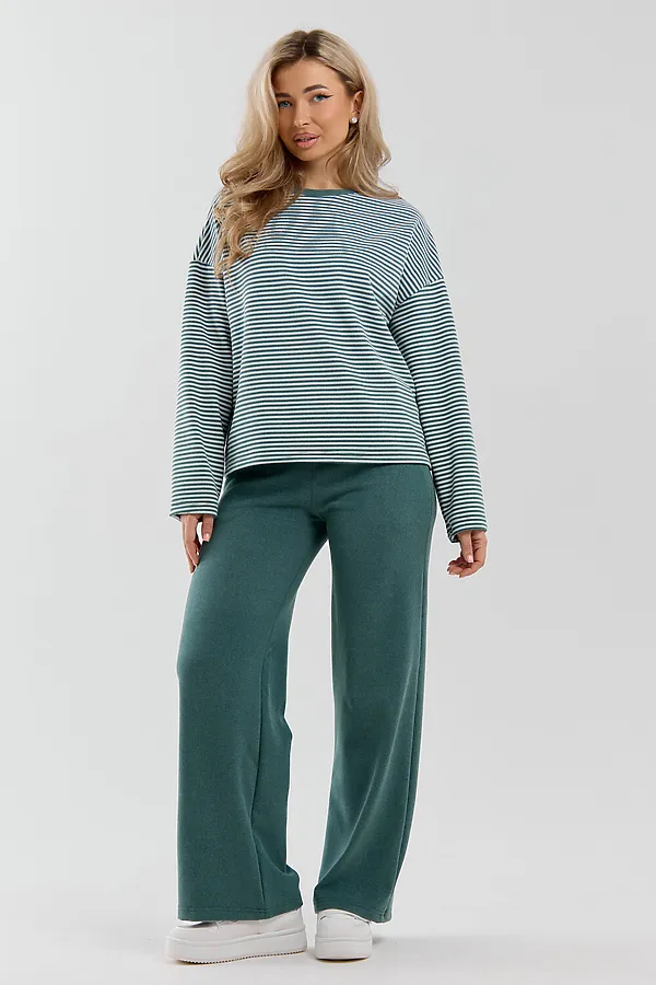 Костюм с брюками 53014 НАТАЛИ, изумруд - фото 2