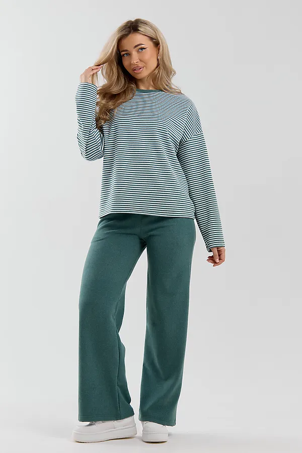 Костюм с брюками 53014 НАТАЛИ, изумруд - фото 2