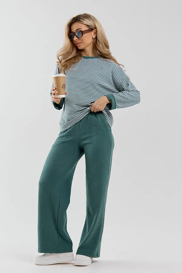 Костюм с брюками 53014 НАТАЛИ, изумруд - фото 2